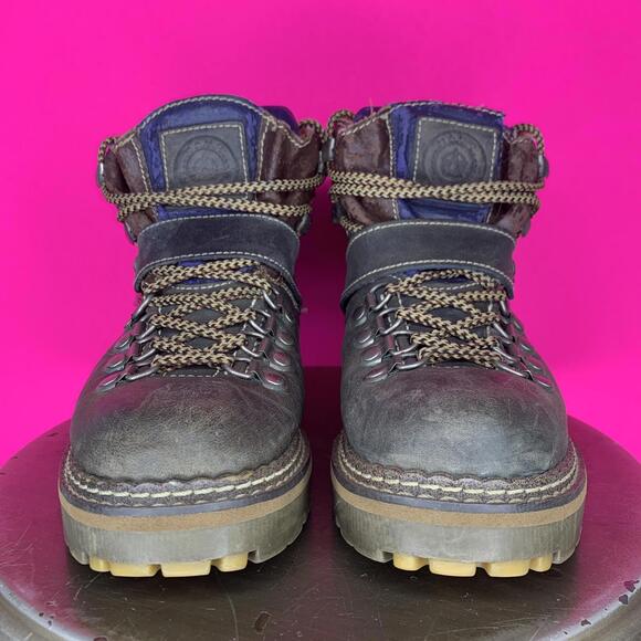 Vintage Candie's Leather Lug Sole Hiking Boot US 7.5 - Picture 2 of 9